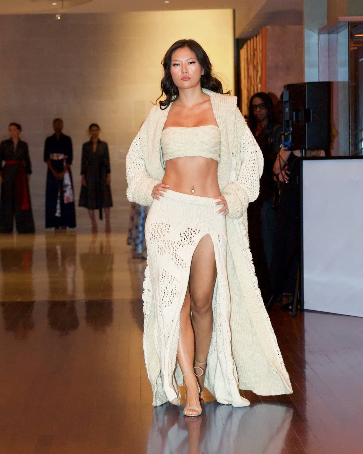 Cathedral Dress Coat + Skirt worn