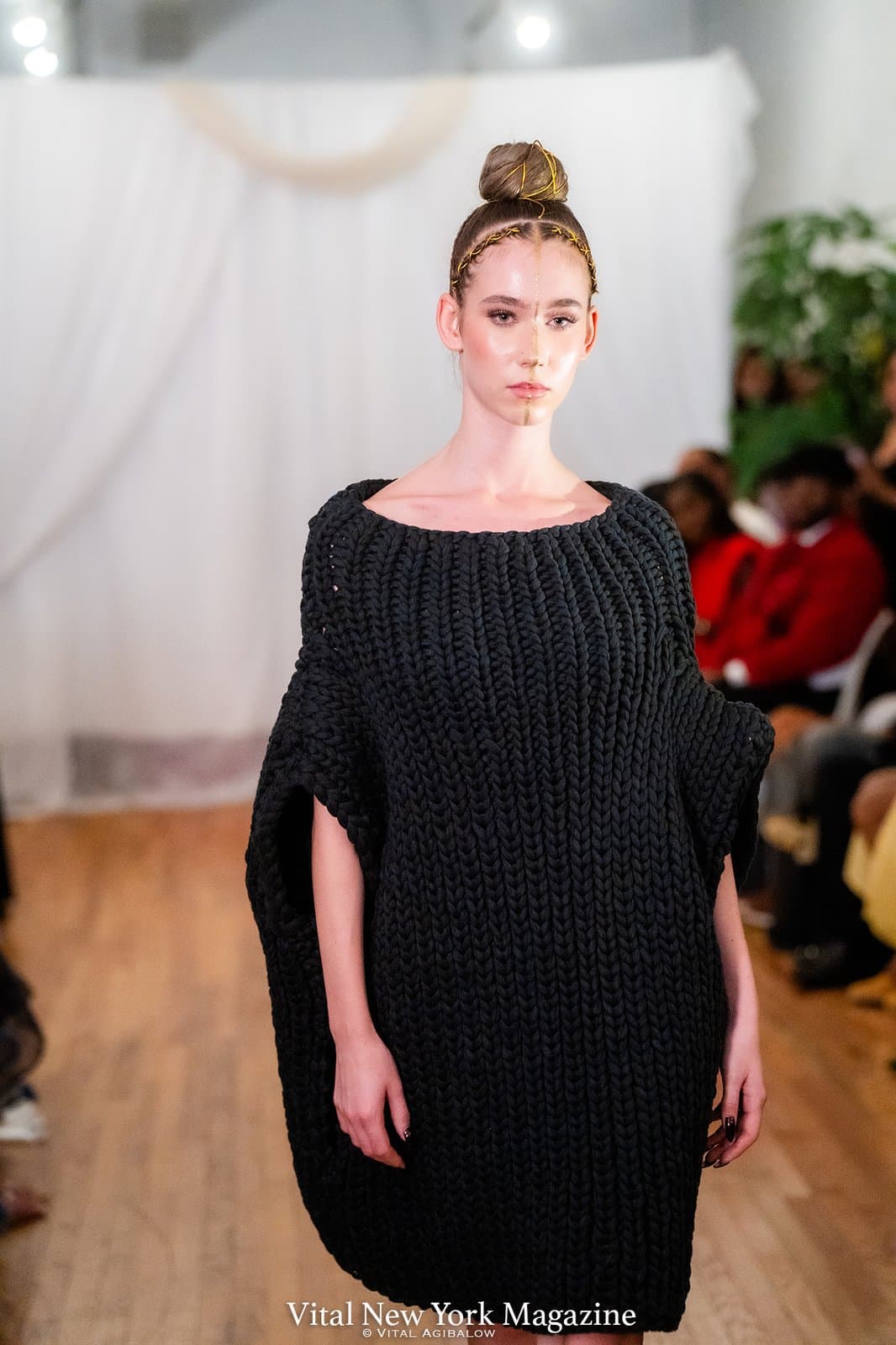 Eclipse Knit Sweater worn
