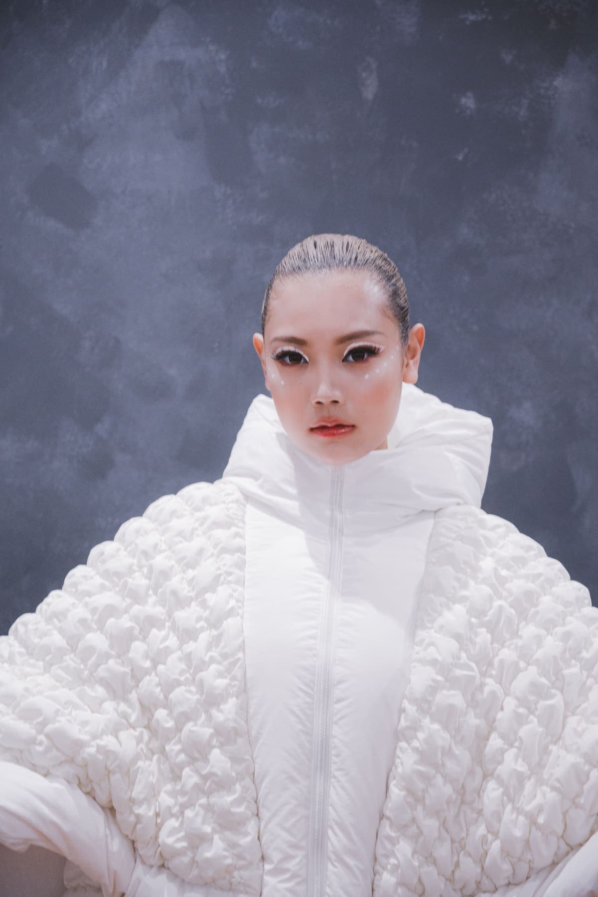 Look 5 from the Woven Dreams runway at New York Fashion Week