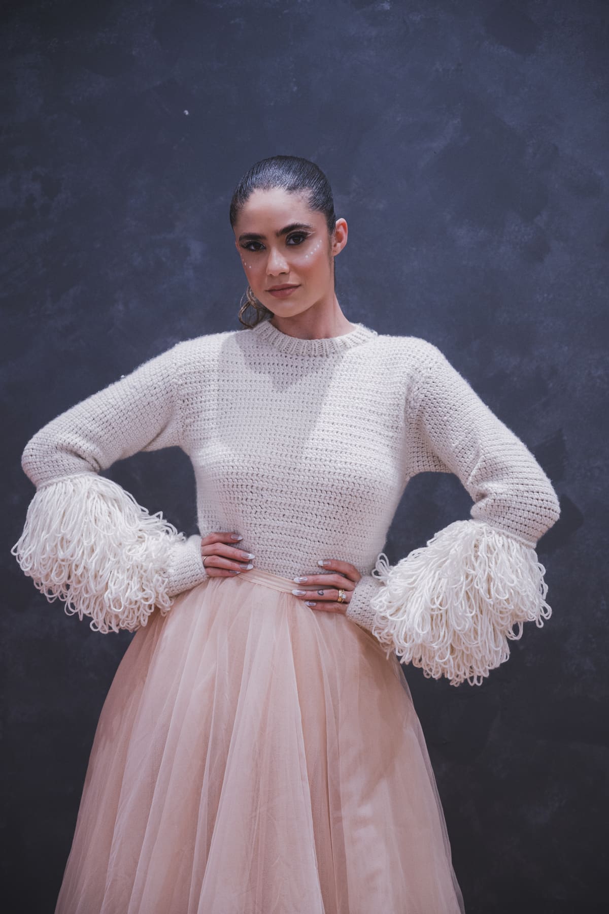Woven Dreams by Nova Lorraine, photographed on location at the New York Fashion Week runway